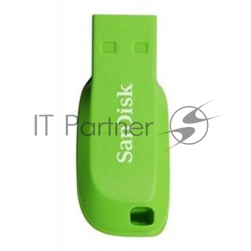 Флеш Диск 32GB USB Drive <USB 2.0> SanDisk Cruzer Blade Green (SDCZ50C-032G-B35GE)