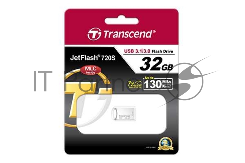 Флеш Диск Transcend 32GB JetFlash 720S (Silver) USB 3.1