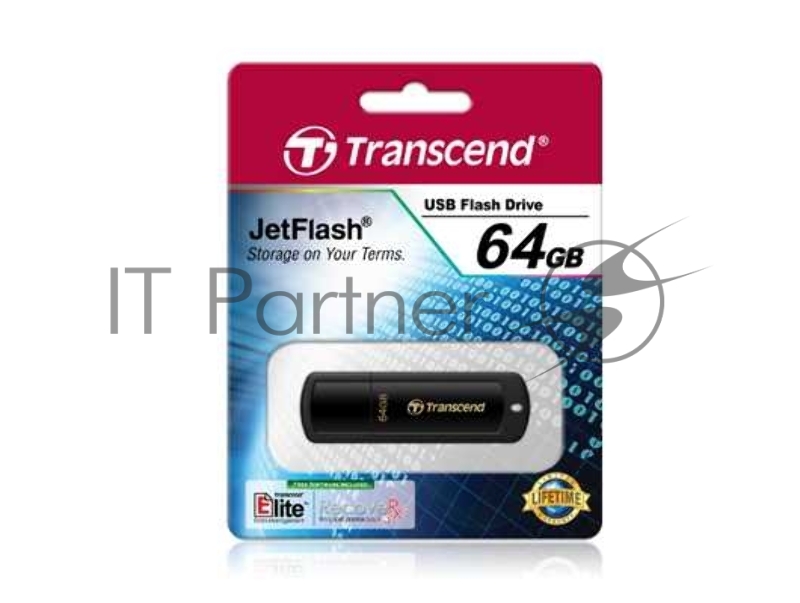 Флэш Диск Transcend USB Drive 64Gb JetFlash 350 TS64GJF350 {USB 2.0}
