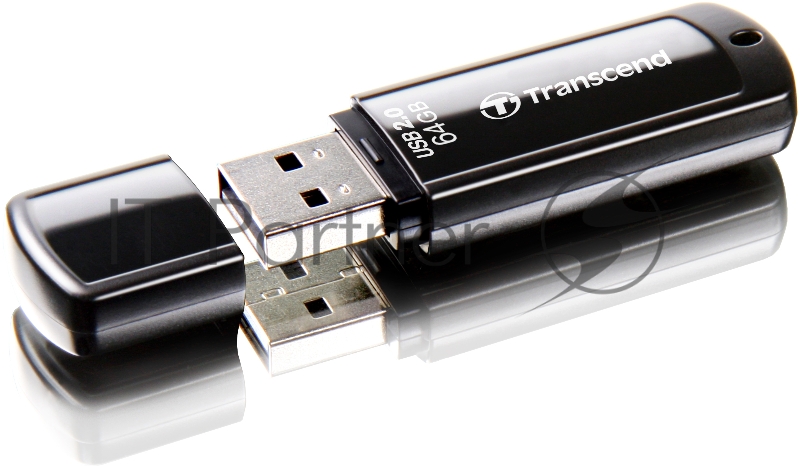 Флэш Диск Transcend USB Drive 64Gb JetFlash 350 TS64GJF350 {USB 2.0}
