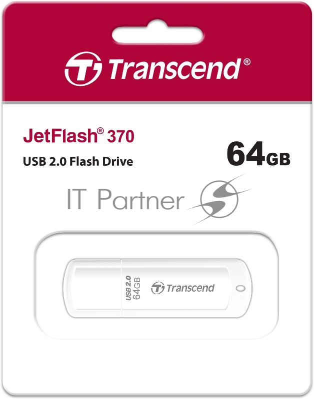 Флэш Диск Transcend USB Drive 64Gb JetFlash 370 TS64GJF370 {USB 2.0}