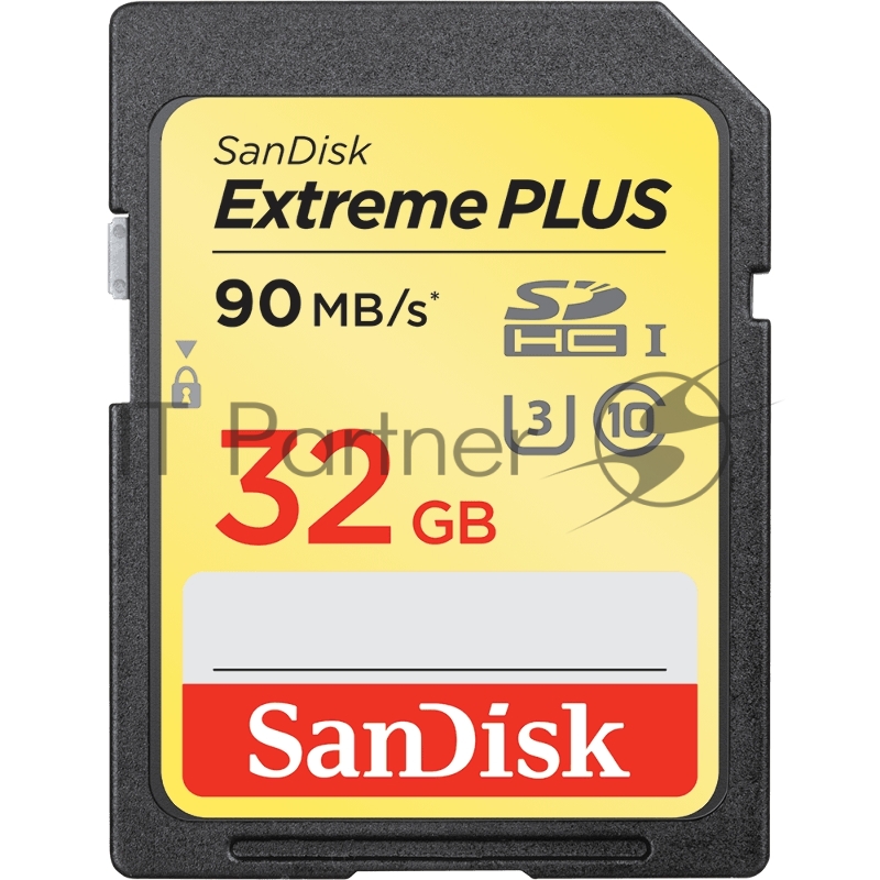 Флеш карта SD 32GB SanDisk SDHC Class 10 UHS-I U3 Extreme Plus 90Mb/s