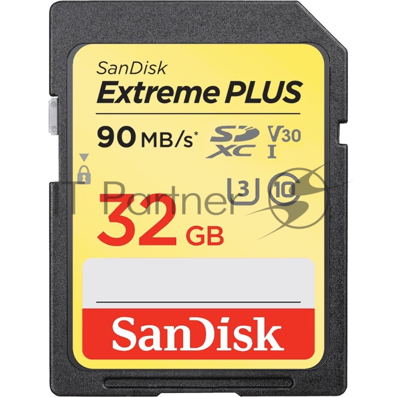 Флеш карта SD 32GB SanDisk SDHC Class 10 UHS-I U3 Extreme Plus 90Mb/s