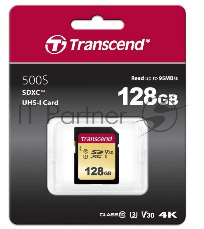 Флеш карта SD 128GB Transcend SDХC UHS-I U3, MLC