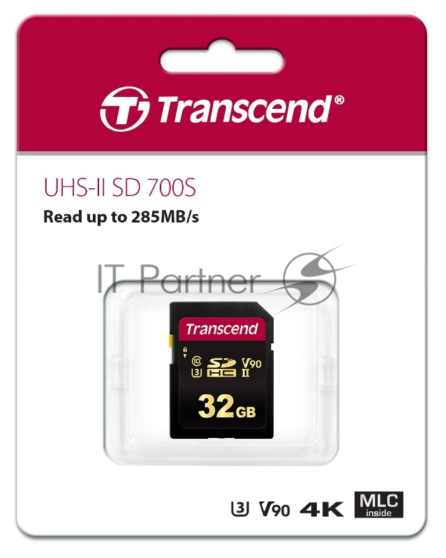 Флеш карта SD 32GB Transcend SDHC Class 10 UHS-II U3, MLC