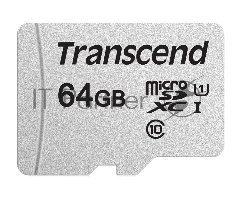 Флеш карта microSD 64GB Transcend microSDXC Class 10 UHS-I U1, (без адаптера), TLC