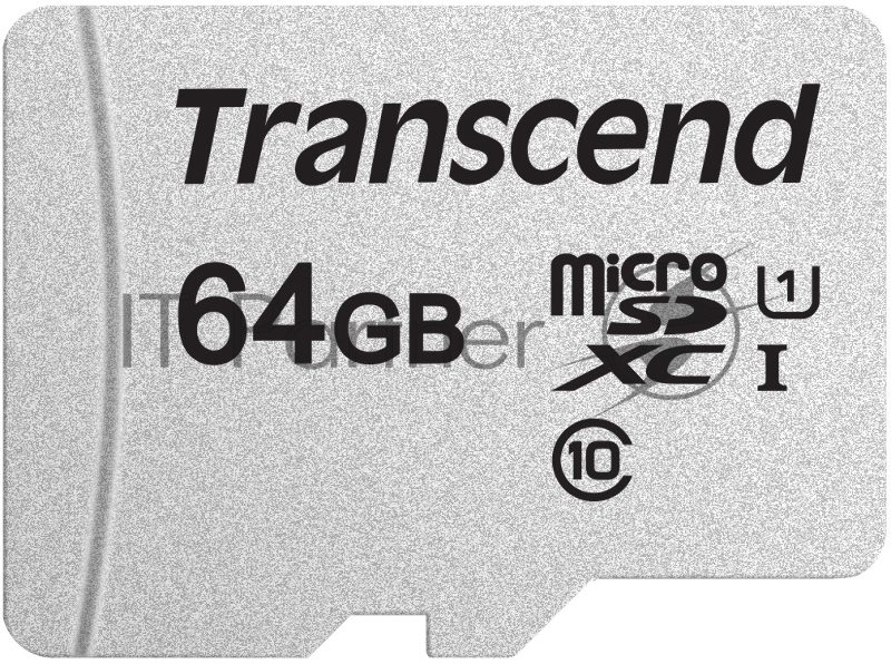 Флеш карта microSD 64GB Transcend microSDXC Class 10 UHS-I U1, (без адаптера), TLC