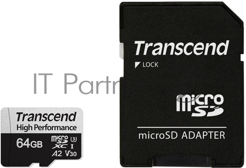 Карта памяти Transcend 64GB SD Card UHS-I U3 A2