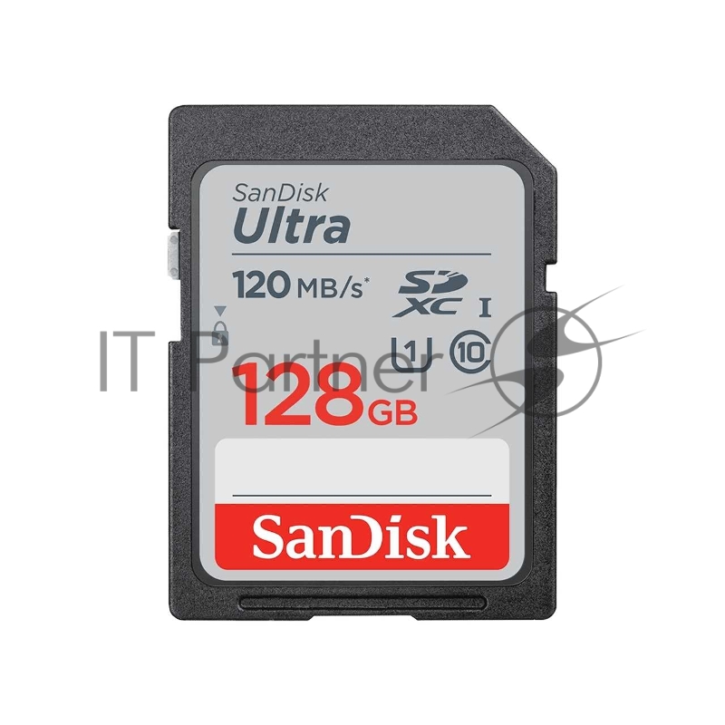 Флеш карта SD 128GB SanDisk SDXC Class 10 UHS-I Ultra 120MB/s