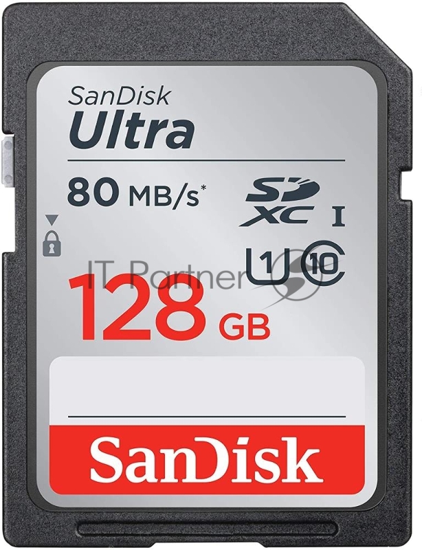 Флеш карта SD 128GB SanDisk SDXC Class 10 UHS-I Ultra 120MB/s