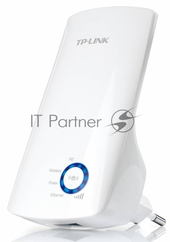 Адаптер TP-Link SOHO TL-WA850RE 300Mbps WiFi Range Extender/Entertainment Adapter, Atheros, 2T2R, 2.4GHz, 802.11n/g/b, Ranger Extender button, Range extender mode, with internal Antennas, support IGMP for IPTV поставляется без кабеля RJ-45