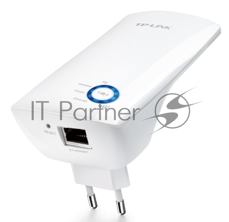 Адаптер TP-Link SOHO TL-WA850RE 300Mbps WiFi Range Extender/Entertainment Adapter, Atheros, 2T2R, 2.4GHz, 802.11n/g/b, Ranger Extender button, Range extender mode, with internal Antennas, support IGMP for IPTV поставляется без кабеля RJ-45