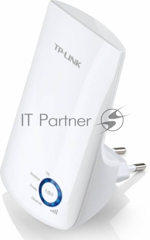 Адаптер TP-Link SOHO TL-WA850RE 300Mbps WiFi Range Extender/Entertainment Adapter, Atheros, 2T2R, 2.4GHz, 802.11n/g/b, Ranger Extender button, Range extender mode, with internal Antennas, support IGMP for IPTV поставляется без кабеля RJ-45