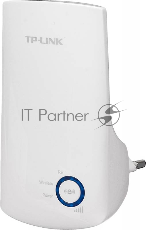 Точка доступа TP-Link TL-WA854RE 300Mbps Wireless N Wall Plugged Range Extender, Atheros, 2T2R, 2.4GHz, 802.11n/g/b, Ranger Extender button, Range extender mode, with internal Antennas,without Ethernet Port