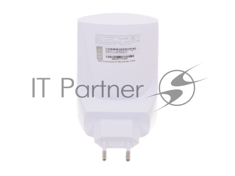 Точка доступа TP-Link TL-WA854RE 300Mbps Wireless N Wall Plugged Range Extender, Atheros, 2T2R, 2.4GHz, 802.11n/g/b, Ranger Extender button, Range extender mode, with internal Antennas,without Ethernet Port