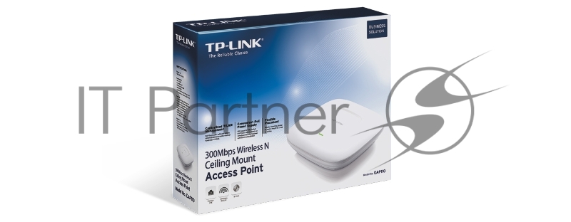 Беспроводная потолочная точка доступа серии N TP-Link SMB EAP110 скорость до 300 Мбит/с