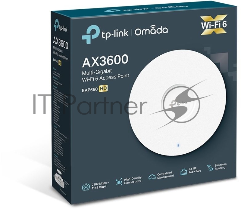 Точка доступа TP-Link EAP660 HD AX3600 белый