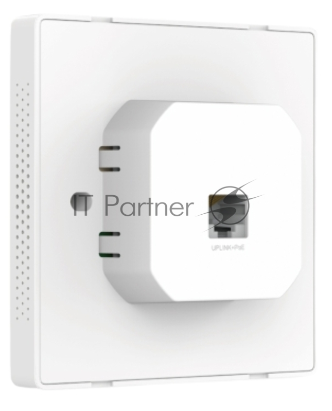 Точка доступа TP-Link Omada AC1200 wireless MU-MIMO Gigabit wall-plate Access Point, 1 Gigabit downlink port, 1 gigabit uplink port, 802.3af/at PoE in, wall plate mounting, support standalone mode and controlled by Omada SDN controller (Software/hard