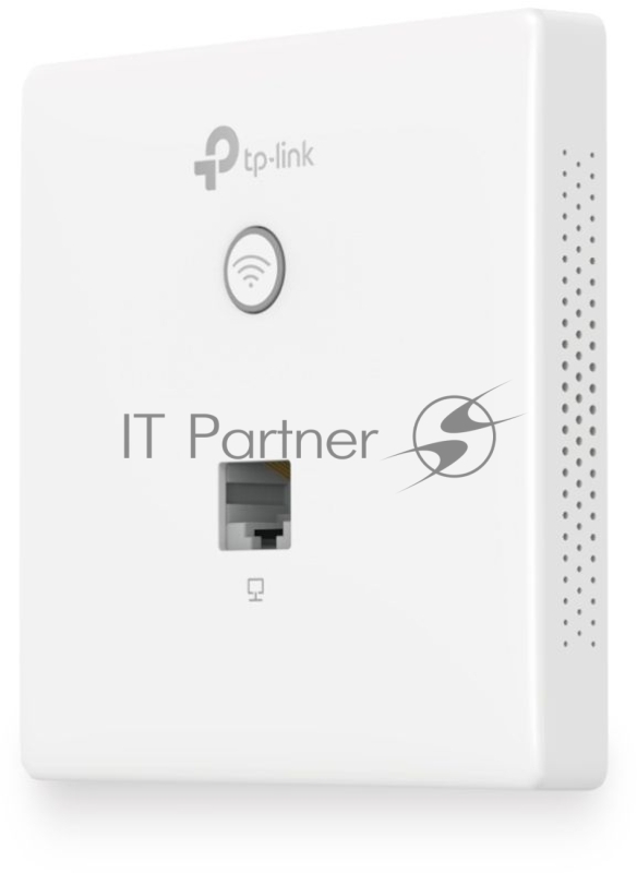 Точка доступа TP-Link Omada AC1200 wireless MU-MIMO Gigabit wall-plate Access Point, 1 Gigabit downlink port, 1 gigabit uplink port, 802.3af/at PoE in, wall plate mounting, support standalone mode and controlled by Omada SDN controller (Software/hard