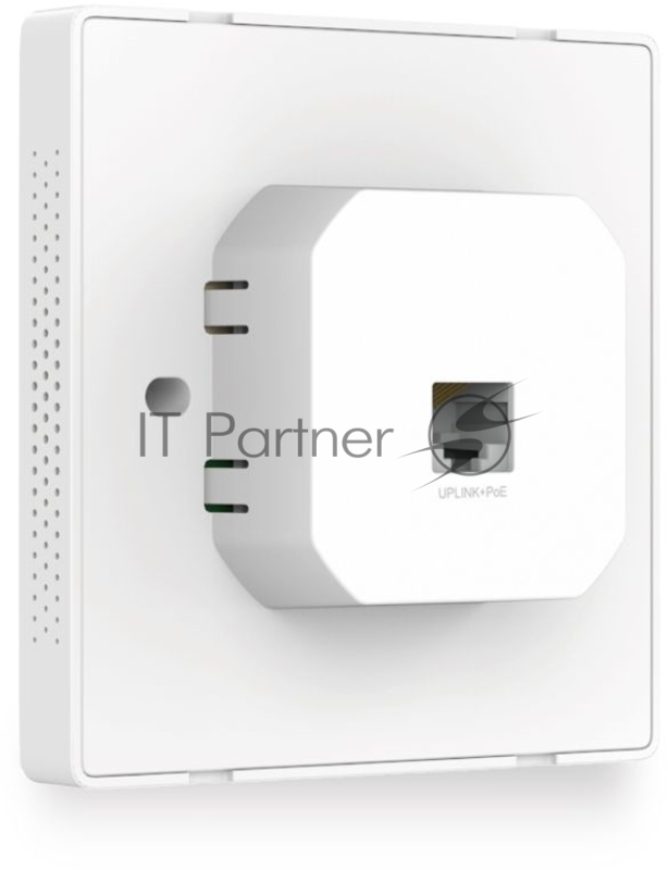 Точка доступа TP-Link Omada AC1200 wireless MU-MIMO Gigabit wall-plate Access Point, 1 Gigabit downlink port, 1 gigabit uplink port, 802.3af/at PoE in, wall plate mounting, support standalone mode and controlled by Omada SDN controller (Software/hard