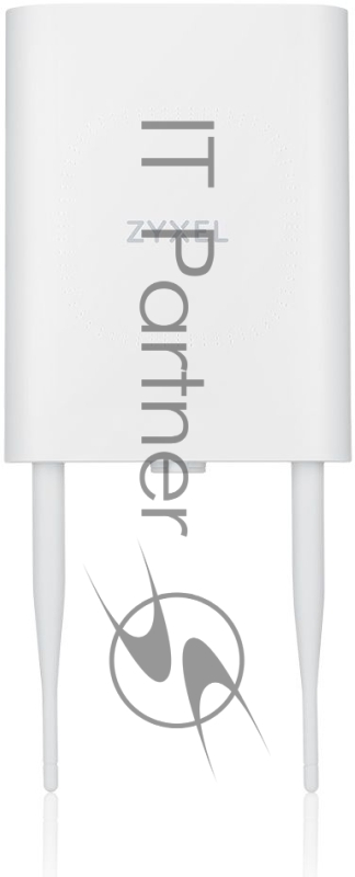Гибридная уличная точка доступа Zyxel NebulaFlex NWA55AXE, 802.11a/b/g/n/ac/ax (2,4 и 5 ГГц), внешние антенны 2x2 (в комплекте), до 575+1200 Мбит/с, 1xLAN GE, защита от 4G/5G, без поддержки Captive po