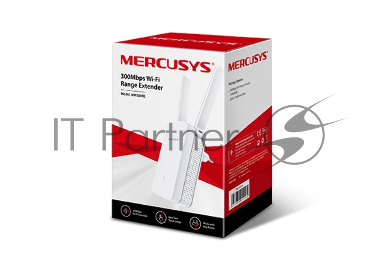 Усилитель Mercusys MW300RE 300Mbps Wi-Fi Range Extender