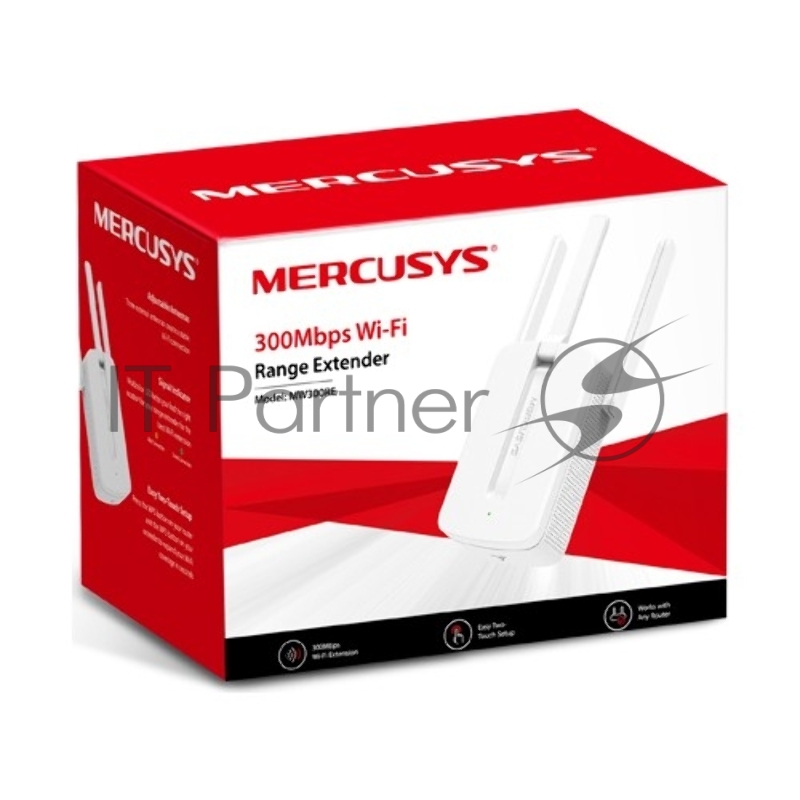 Усилитель Mercusys MW300RE 300Mbps Wi-Fi Range Extender