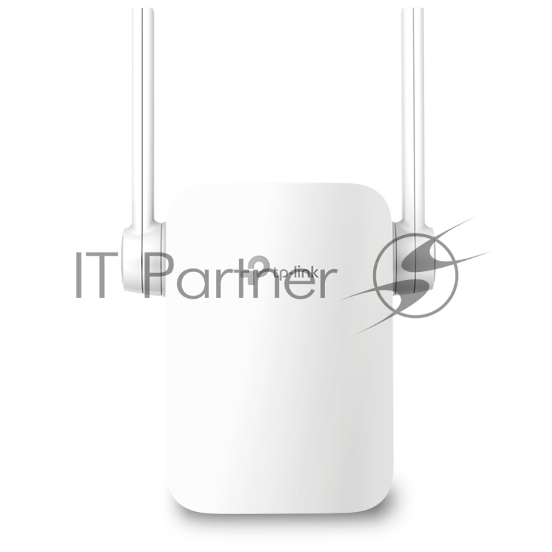 Усилитель TP-Link Wi-Fi AC750 Wi-Fi Range Extender, Wall Plugged, 433Mbps at 5GHz + 300Mbps at 2.4GHz, 802.11ac/a/b/g/n, 1 10/100M LAN, WPS button, 2 fixed antennas поставляется без кабеля RJ-45
