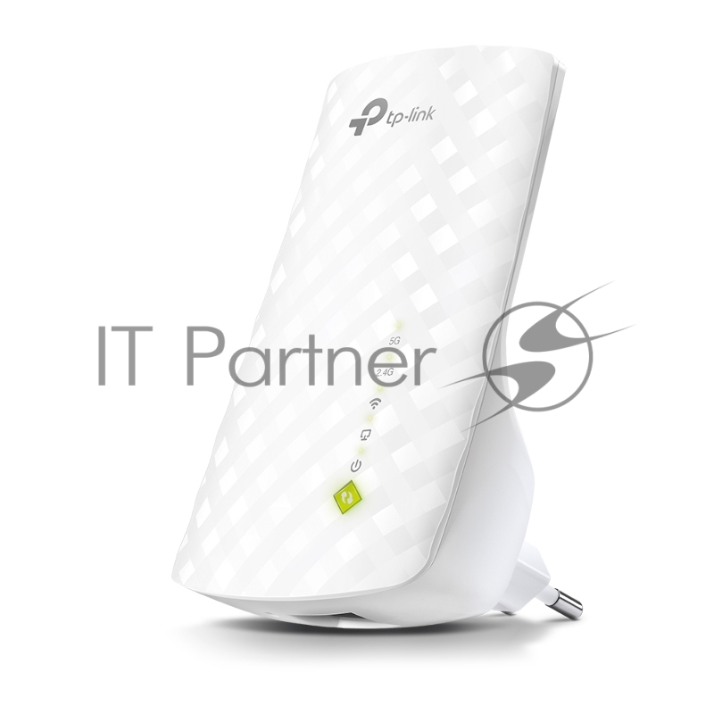 Усилитель Wi-Fi сигнала TP-Link AC750 OneMesh WiFi Range Extender, 300Mbps at 2.4G and 433Mbps at 5G, compact house with internal antennas, 1 10/100Mbps Ethernet port, WPS button for quick setup, Smart Indicator for best location, support OneMeshTMte