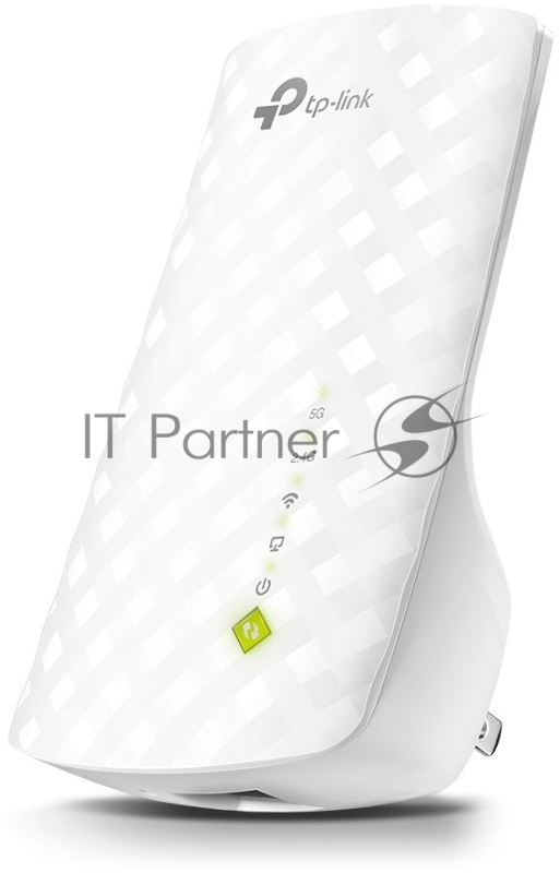 Усилитель Wi-Fi сигнала TP-Link AC750 OneMesh WiFi Range Extender, 300Mbps at 2.4G and 433Mbps at 5G, compact house with internal antennas, 1 10/100Mbps Ethernet port, WPS button for quick setup, Smart Indicator for best location, support OneMeshTMte