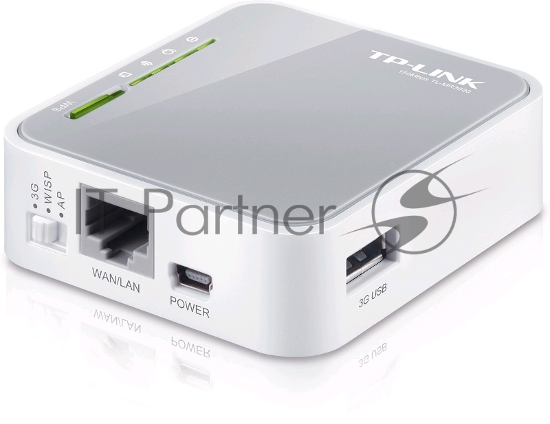 Маршрутизатор беспроводной TP-Link SOHO TL-MR3020 10/100BASE-TX