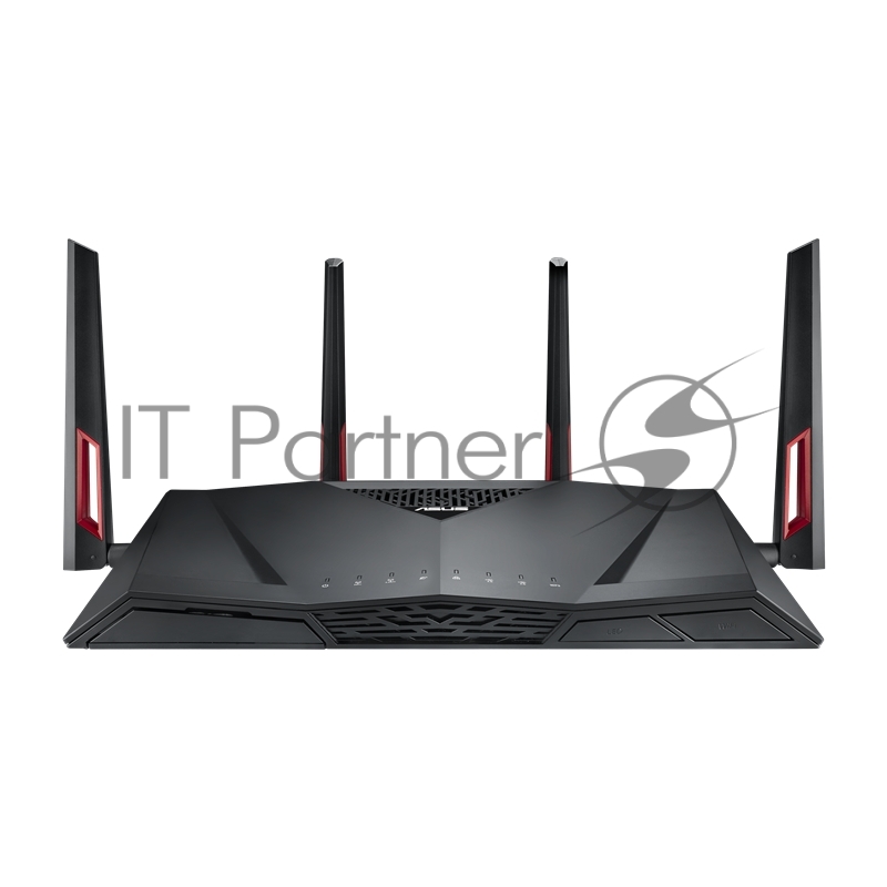 Двухдиапазонный беспроводной маршрутизатор ASUS RT-AC88U Dual-band Gigabit Router (RTL) (8UTP 10 / 100 / 1000Mbps, 1WAN, 802.11a / b / g / n / ac, USB2.0 / 3.0) (Dual Band)