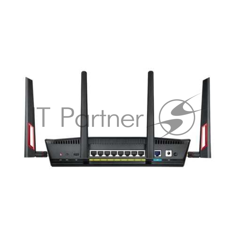 Двухдиапазонный беспроводной маршрутизатор ASUS RT-AC88U Dual-band Gigabit Router (RTL) (8UTP 10 / 100 / 1000Mbps, 1WAN, 802.11a / b / g / n / ac, USB2.0 / 3.0) (Dual Band)