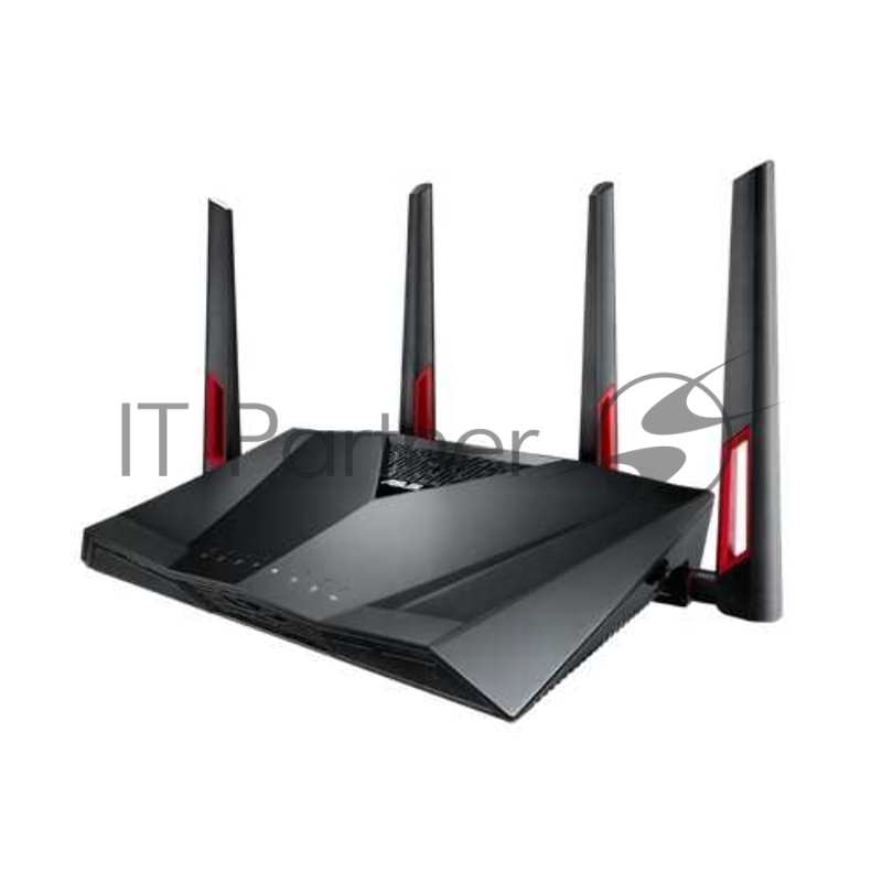 Двухдиапазонный беспроводной маршрутизатор ASUS RT-AC88U Dual-band Gigabit Router (RTL) (8UTP 10 / 100 / 1000Mbps, 1WAN, 802.11a / b / g / n / ac, USB2.0 / 3.0) (Dual Band)