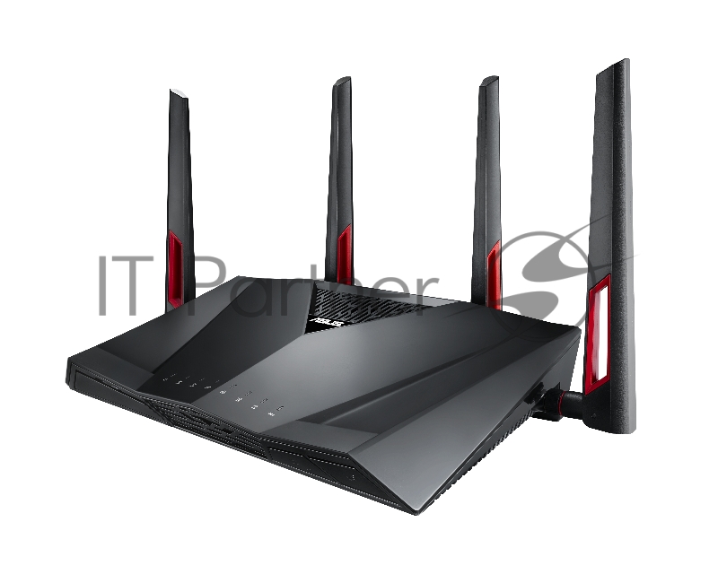 Двухдиапазонный беспроводной маршрутизатор ASUS RT-AC88U Dual-band Gigabit Router (RTL) (8UTP 10 / 100 / 1000Mbps, 1WAN, 802.11a / b / g / n / ac, USB2.0 / 3.0) (Dual Band)