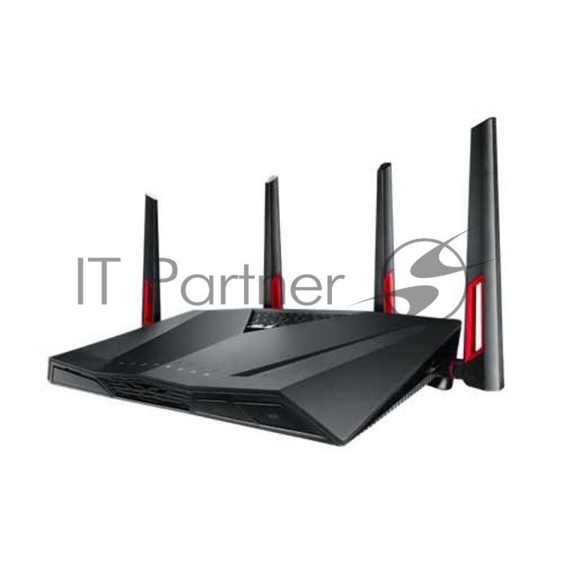 Двухдиапазонный беспроводной маршрутизатор ASUS RT-AC88U Dual-band Gigabit Router (RTL) (8UTP 10 / 100 / 1000Mbps, 1WAN, 802.11a / b / g / n / ac, USB2.0 / 3.0) (Dual Band)