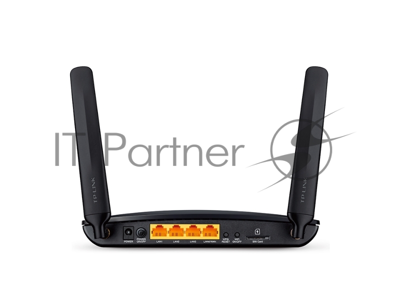 Маршрутизатор беспроводной TP-Link SOHO Archer MR200 (MR200) 10/100BASE-TX/4G черный