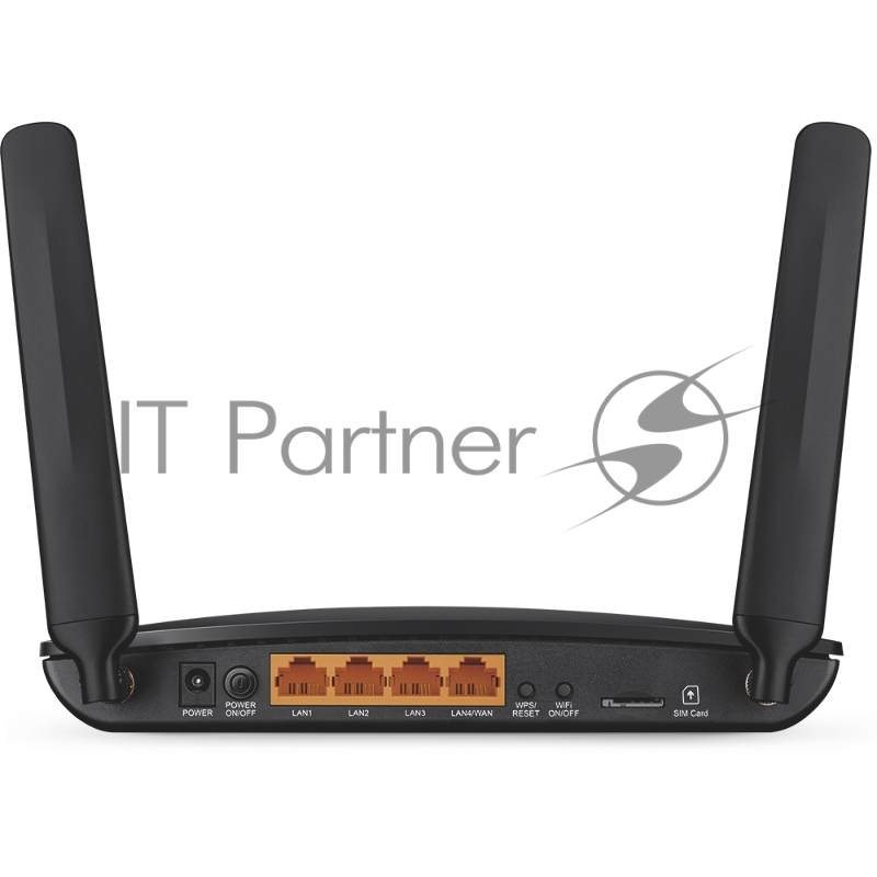 Маршрутизатор беспроводной TP-Link SOHO Archer MR200 (MR200) 10/100BASE-TX/4G черный