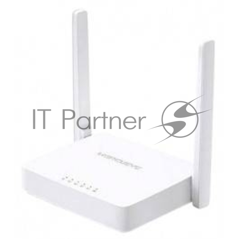 Маршрутизатор Mercusys MW305R Wi-Fi роутер 300 Мбит/с 2,4 ГГц, 1 порт WAN 10/100 Мбит/с + 4 порта LAN 10/100 Мбит/с, 2 фиксированные антенны