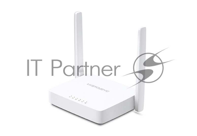 Маршрутизатор Mercusys MW305R Wi-Fi роутер 300 Мбит/с 2,4 ГГц, 1 порт WAN 10/100 Мбит/с + 4 порта LAN 10/100 Мбит/с, 2 фиксированные антенны