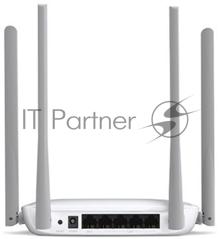Беспроводный маршрутизатор Mercusys MW325R, 300Мбит/с, 4 порта 100 Мбит/с, 4 фиксированных антенны