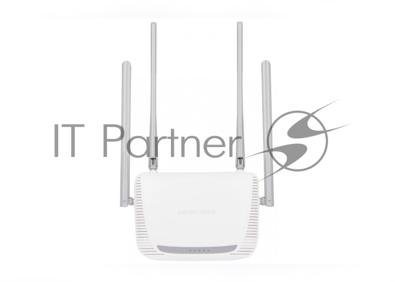 Беспроводный маршрутизатор Mercusys MW325R, 300Мбит/с, 4 порта 100 Мбит/с, 4 фиксированных антенны