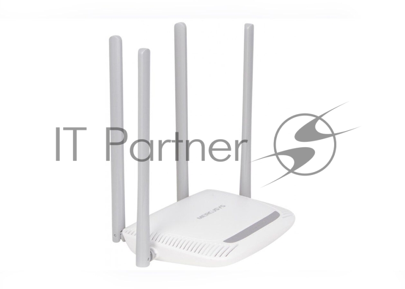Беспроводный маршрутизатор Mercusys MW325R, 300Мбит/с, 4 порта 100 Мбит/с, 4 фиксированных антенны