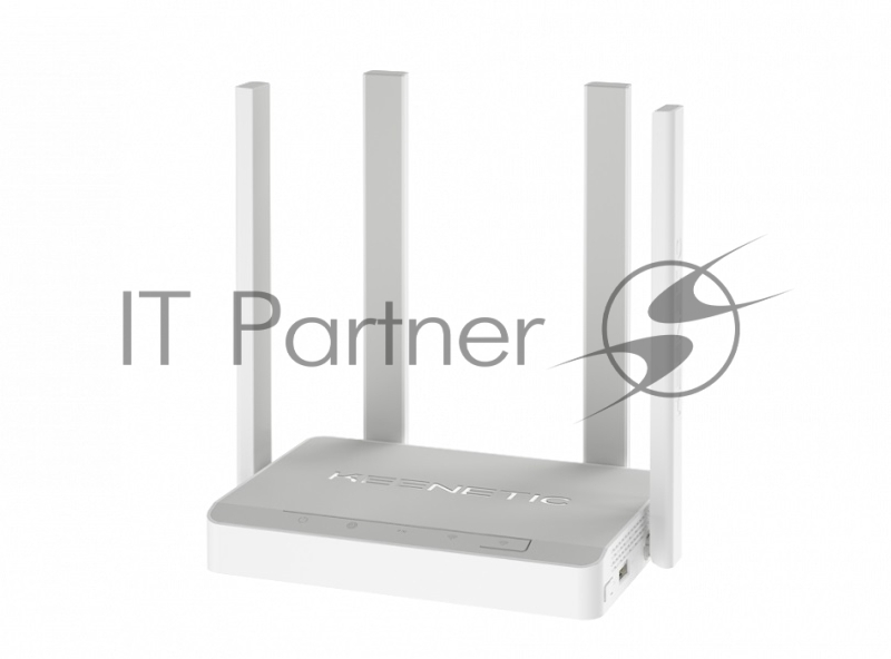 Роутер беспроводной Keenetic Duo (KN-2110) для подключения по VDSL/ADSL с Wi-Fi AC1200, усилителями приема/передачи, управляемым коммутатор