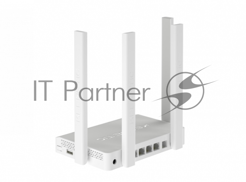 Роутер беспроводной Keenetic Duo (KN-2110) для подключения по VDSL/ADSL с Wi-Fi AC1200, усилителями приема/передачи, управляемым коммутатор