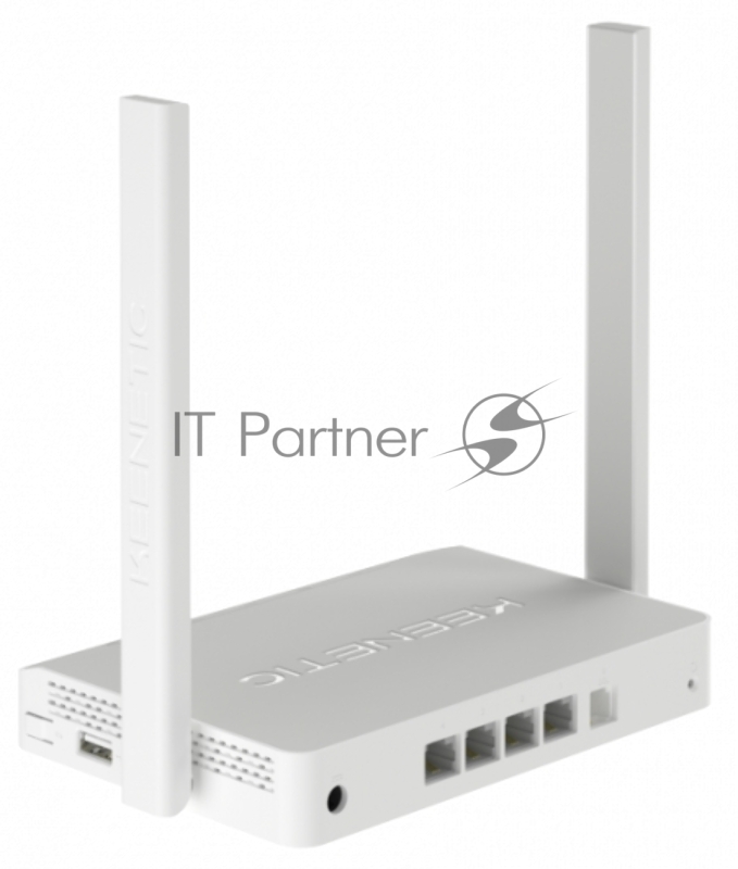 Интернет-центр Keenetic DSL (KN-2010) для подключения по VDSL/ADSL с Wi-Fi N300, усилителями приема, управляемым коммутатором и многофункц.портом USB