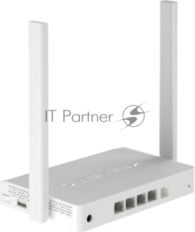 Интернет-центр Keenetic DSL (KN-2010) для подключения по VDSL/ADSL с Wi-Fi N300, усилителями приема, управляемым коммутатором и многофункц.портом USB