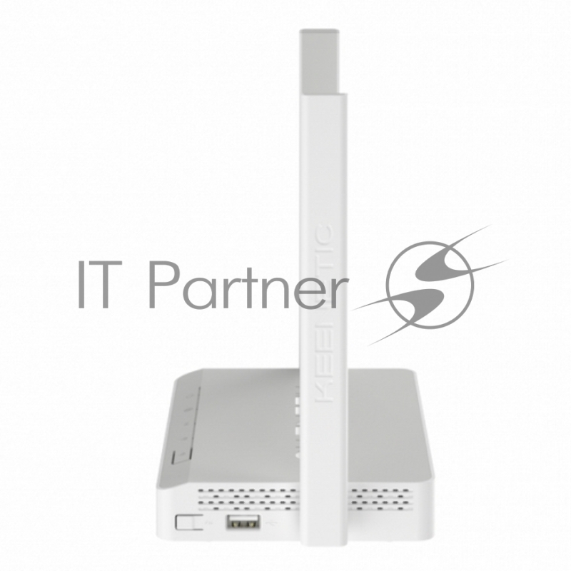 Интернет-центр Keenetic DSL (KN-2010) для подключения по VDSL/ADSL с Wi-Fi N300, усилителями приема, управляемым коммутатором и многофункц.портом USB