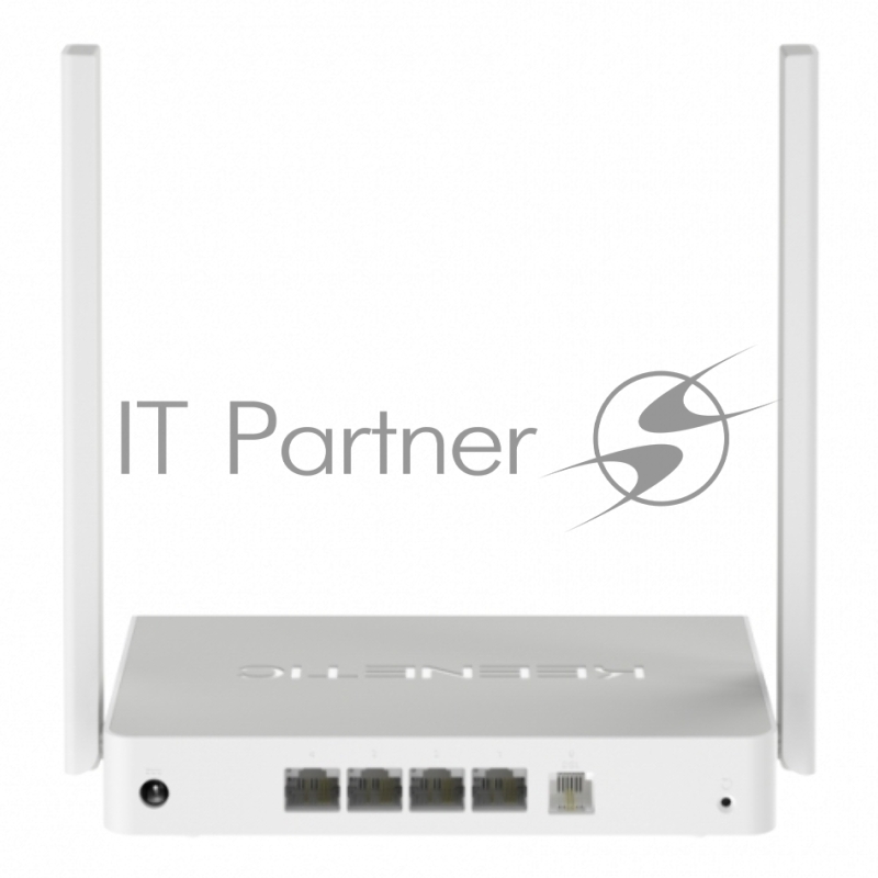 Интернет-центр Keenetic DSL (KN-2010) для подключения по VDSL/ADSL с Wi-Fi N300, усилителями приема, управляемым коммутатором и многофункц.портом USB