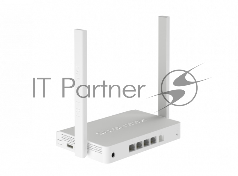 Интернет-центр Keenetic DSL (KN-2010) для подключения по VDSL/ADSL с Wi-Fi N300, усилителями приема, управляемым коммутатором и многофункц.портом USB